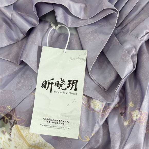 Wrap maxi skirt purple medium - Picture 5 of 5